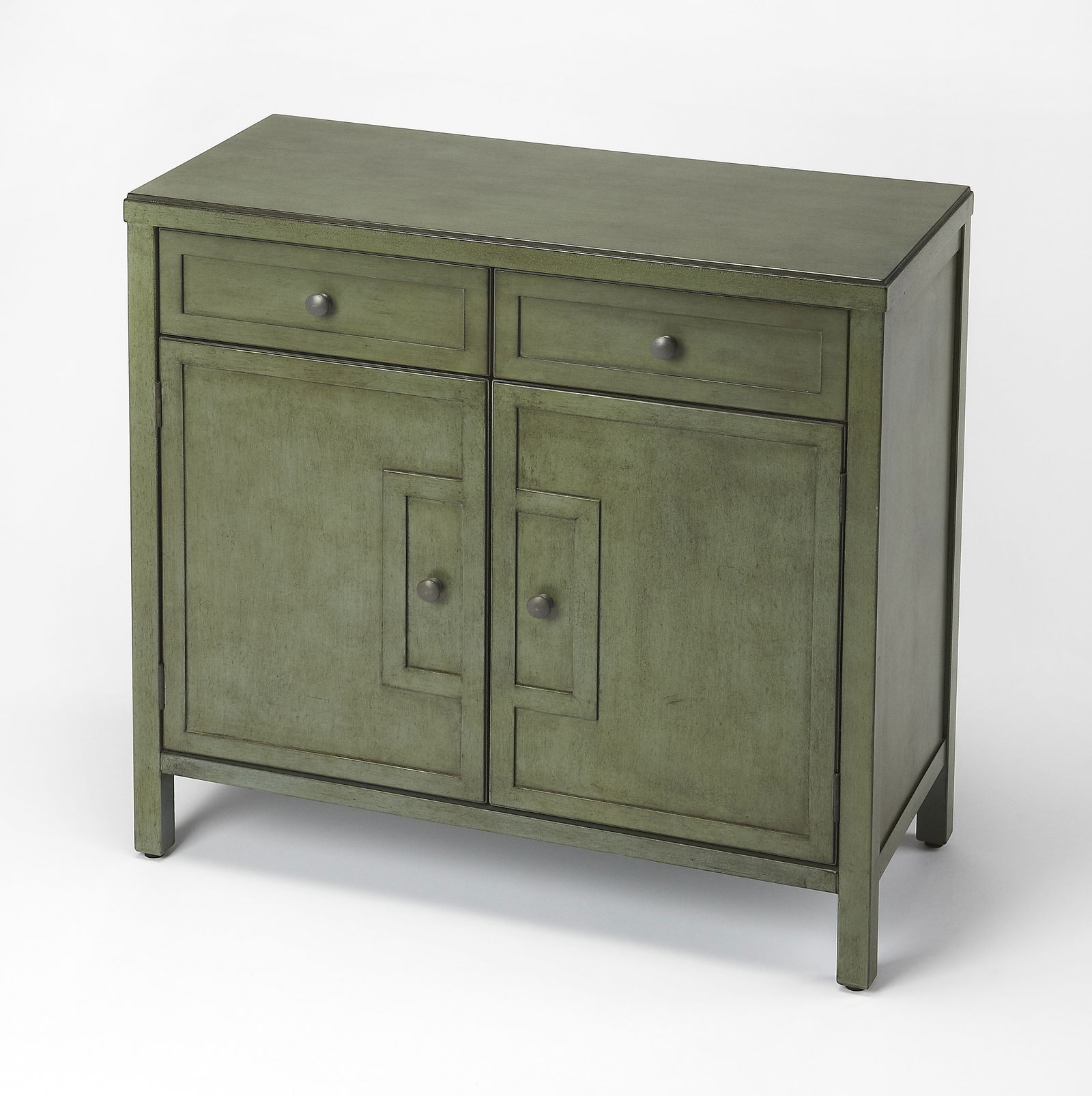 Butler Green Zen Accent Cabinet Transitional Rustic Finish (1 of 8)