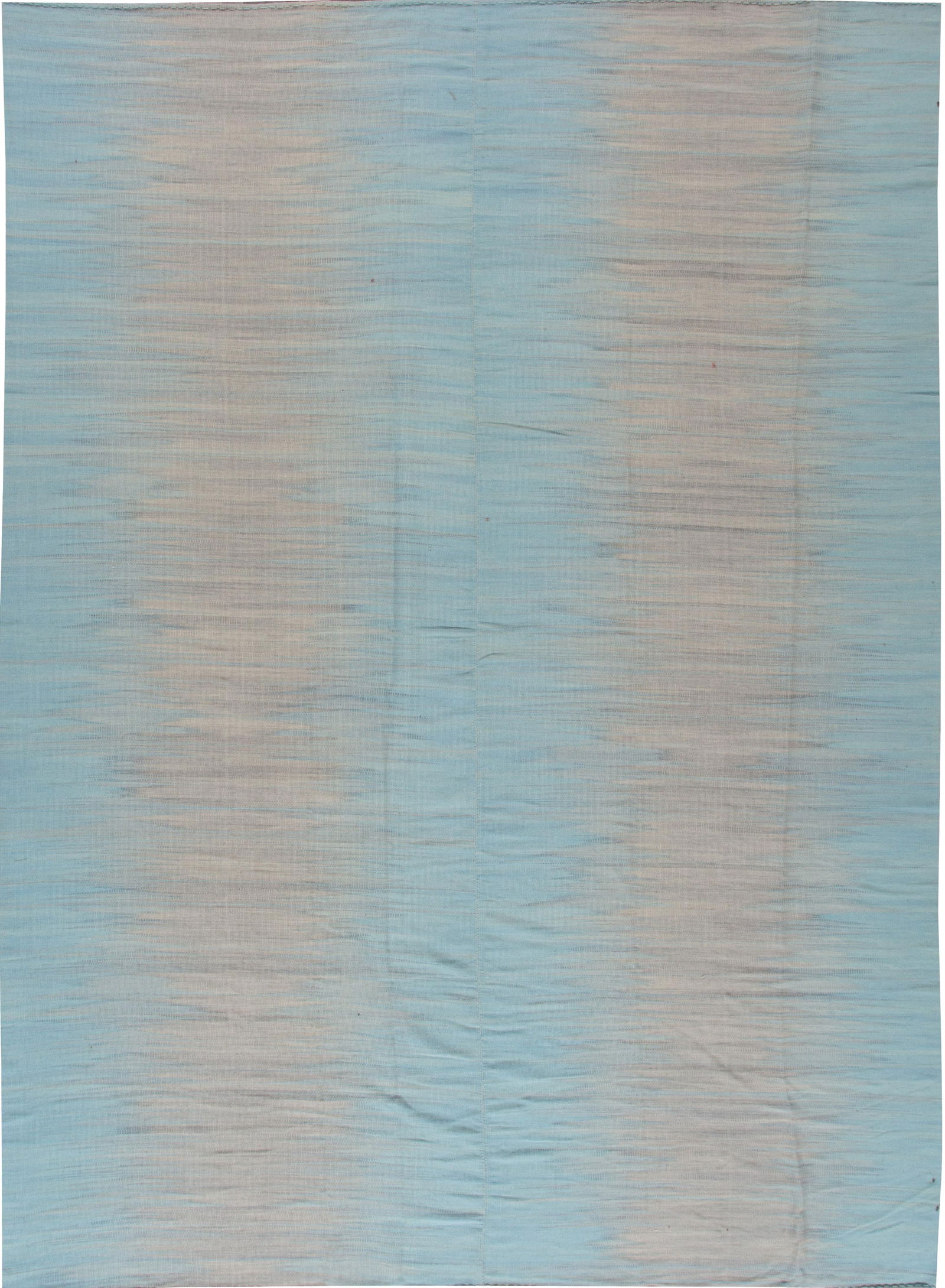 Stunning Hand-Knotted Turquoise Kilim Rug 12' x 16'5 (1 of 10)