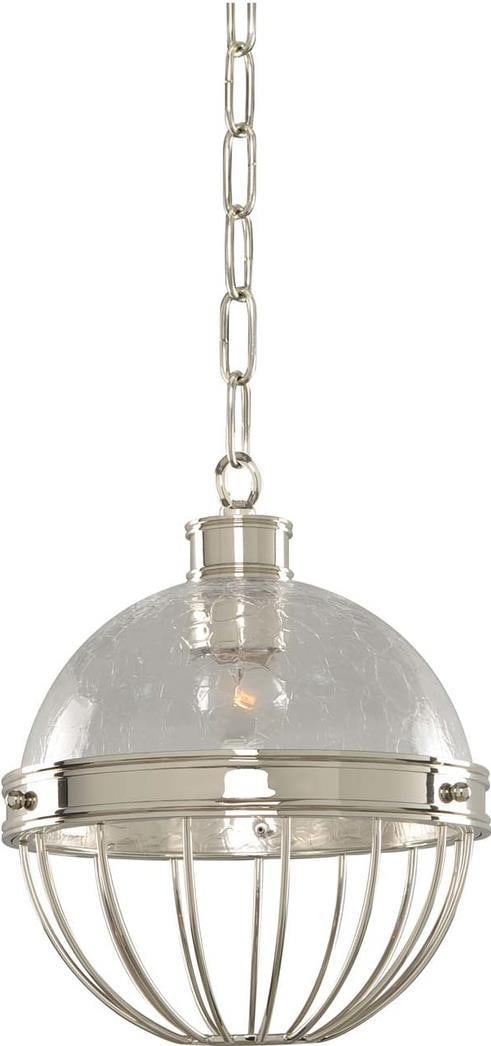 Kalco Montauk Pendant Light Polished Nickel Hand-Blown Glass Dimmable: Kalco Montauk Pendant Light Polished Nickel Hand-Blown Glass Dimmable Introducing the Montauk Pendant, where elegance meets modern design. This exquisite pendant light features a stunning hand-blown c