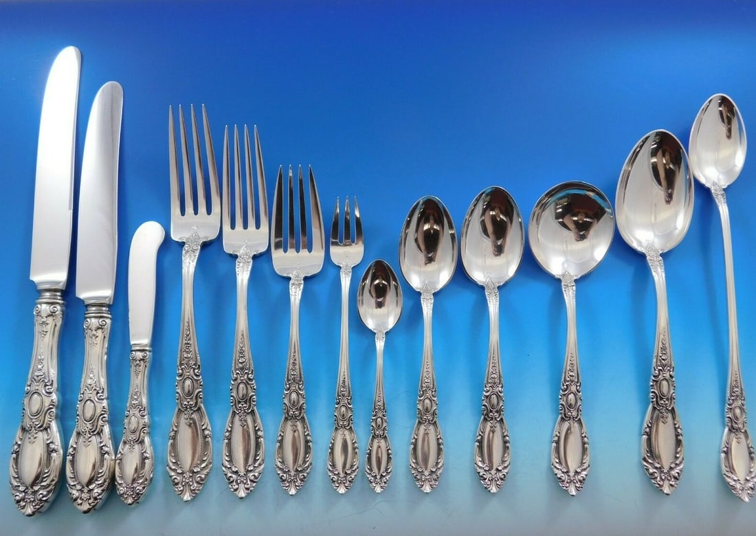 Towle King Richard Sterling Silver Flatware Set for 12 - 179 Pieces (1 of 12)
