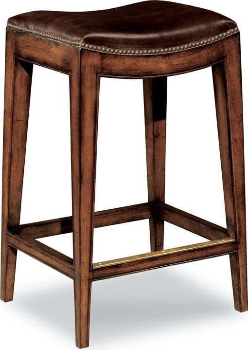 Woodbridge Jackson Leather Bar Stool 30H Bordeaux Finish: Woodbridge Jackson Leather Bar Stool 30H Bordeaux Finish Introducing the Traditional Jackson Leather Bar Stool, a stylish addition to your bar or kitchen area. This stool features a beautiful #10 Bord