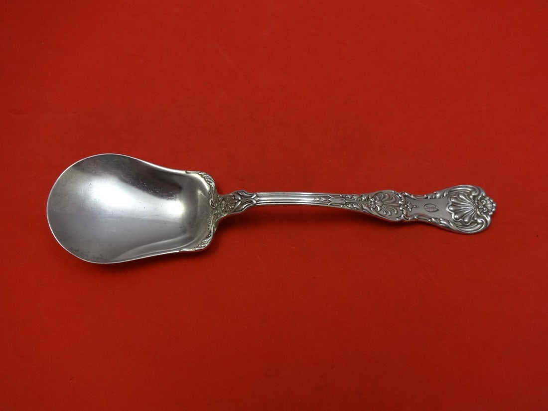 Gorham King George Sterling Silver Berry Spoon 8 3/4" Monogrammed (1 of 1)