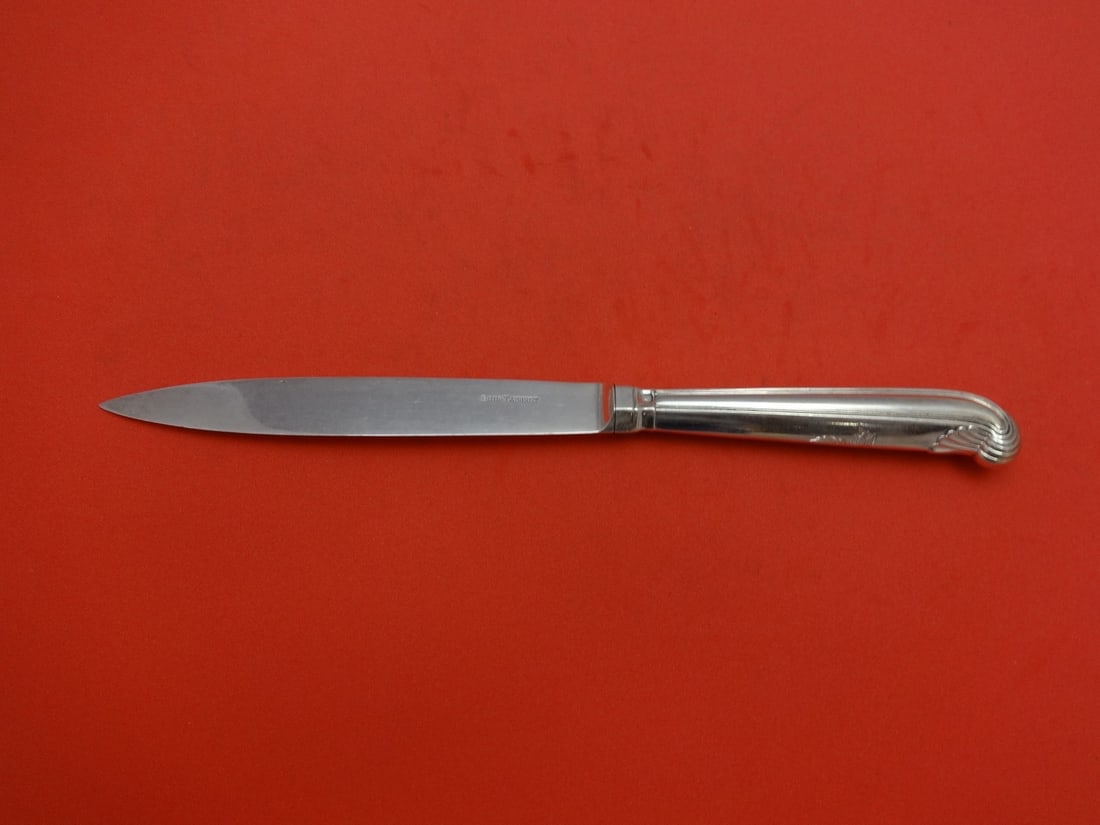 Puiforcat Coquille Sterling Silver Pistol Grip Fruit Knife 8.5" (1 of 1)