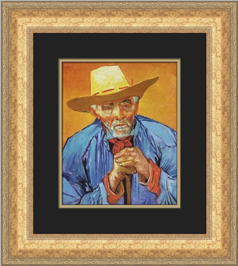 Vincent Van Gogh A Portrait of Patience Escalie Custom Framed Art Print (1 of 2)