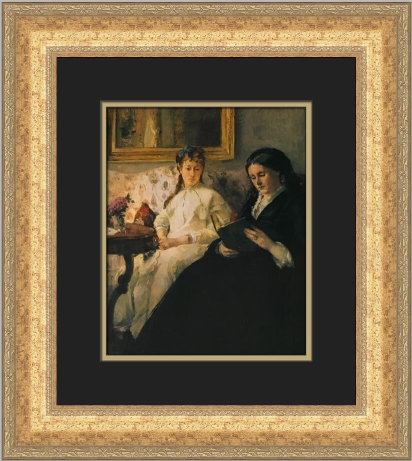 Berthe Morisot The Mother and Sister Custom Framed Print Impressionism (1 of 2)
