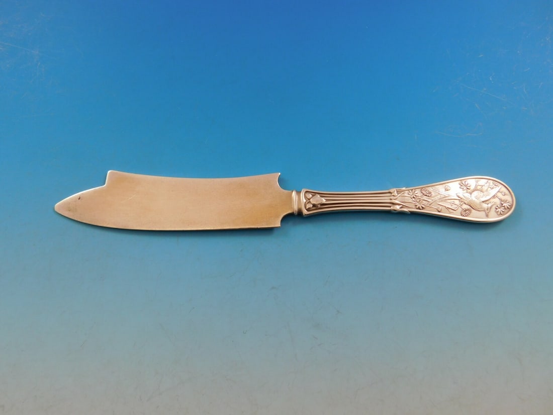 Tiffany & Co Japanese Sterling Silver Fish Knife 7 1/4" Monogrammed (1 of 5)