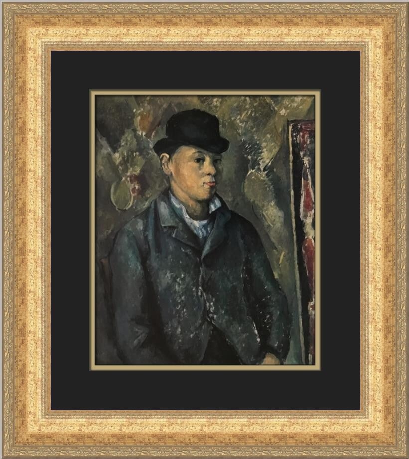 Paul Cezanne Portrait of The Arist's Son Custom Framed Print 21 x 19 (1 of 2)