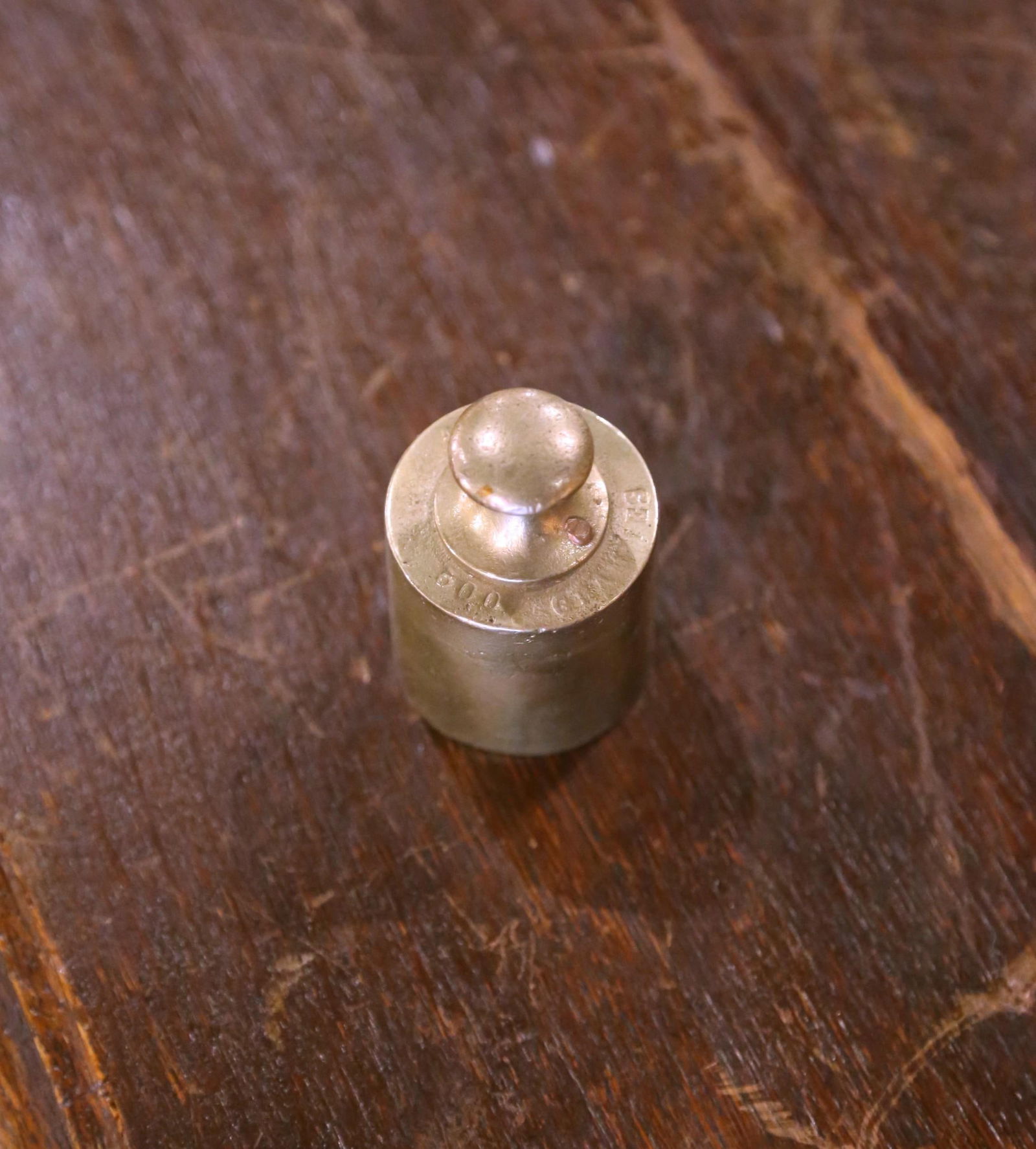 Antique 19th Century French Zimmerman Brass Fruitwood Balance Scale - 10