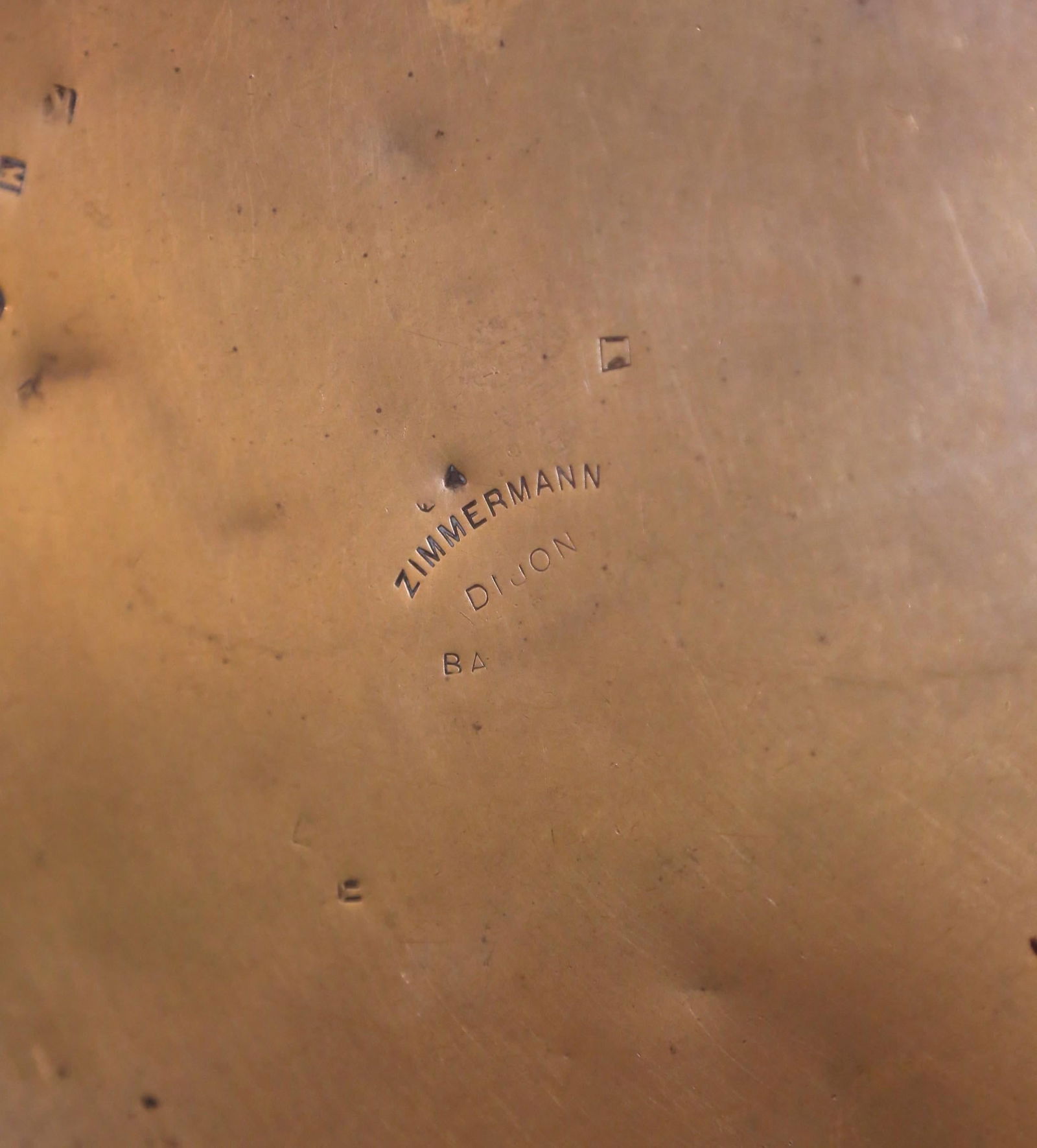 Antique 19th Century French Zimmerman Brass Fruitwood Balance Scale - 13