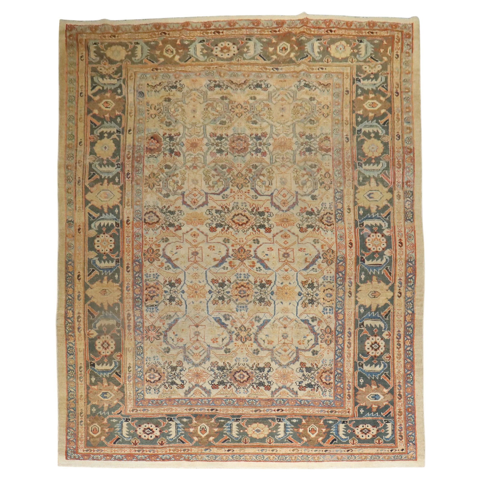 Antique Persian Mahal Rug by Ziegler & Co. 103 x 153 in Wool Hand-Knotted (1 of 10)