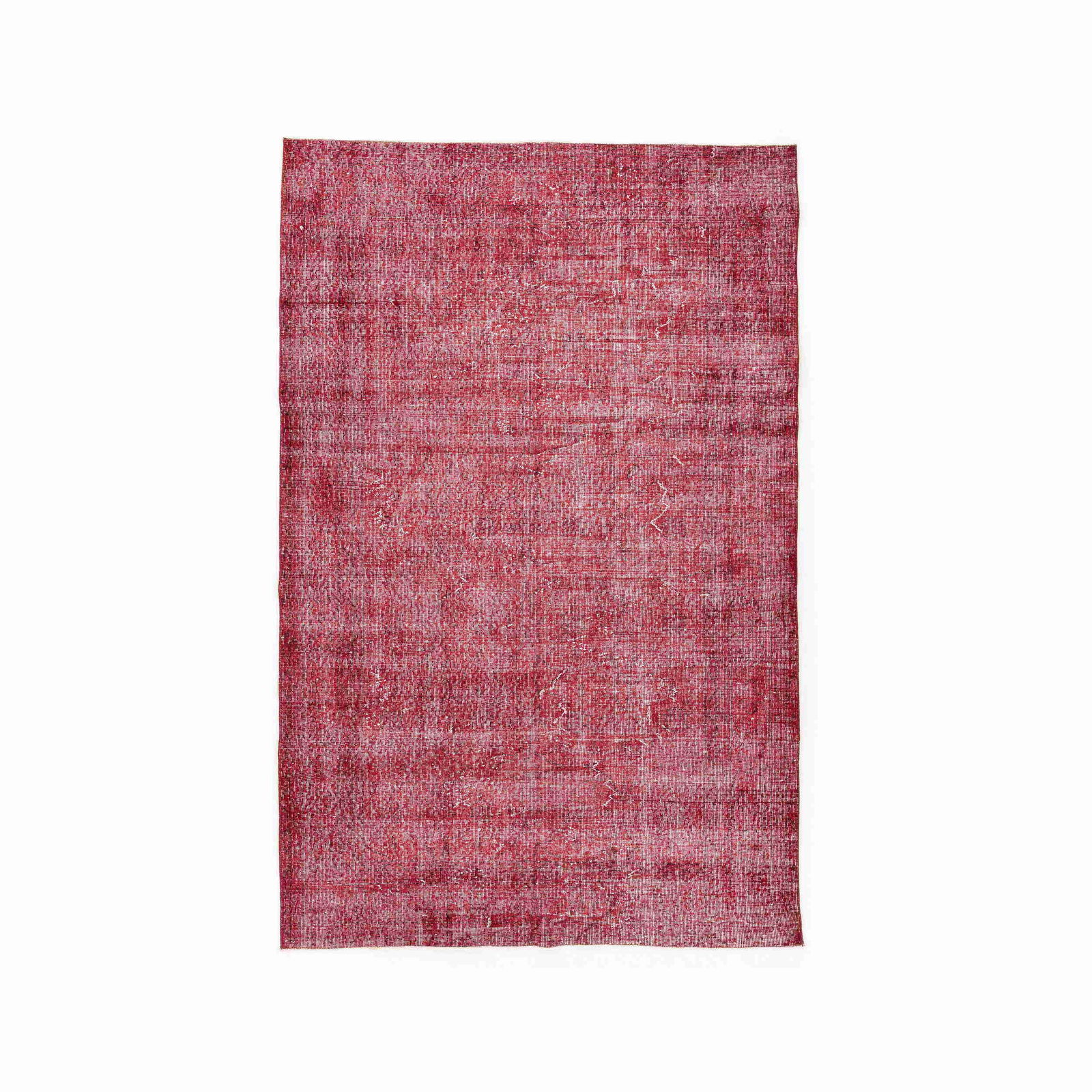 Authentic Handmade Vintage Carpet Wool on Cotton 66.9 x 104.7 (1 of 8)