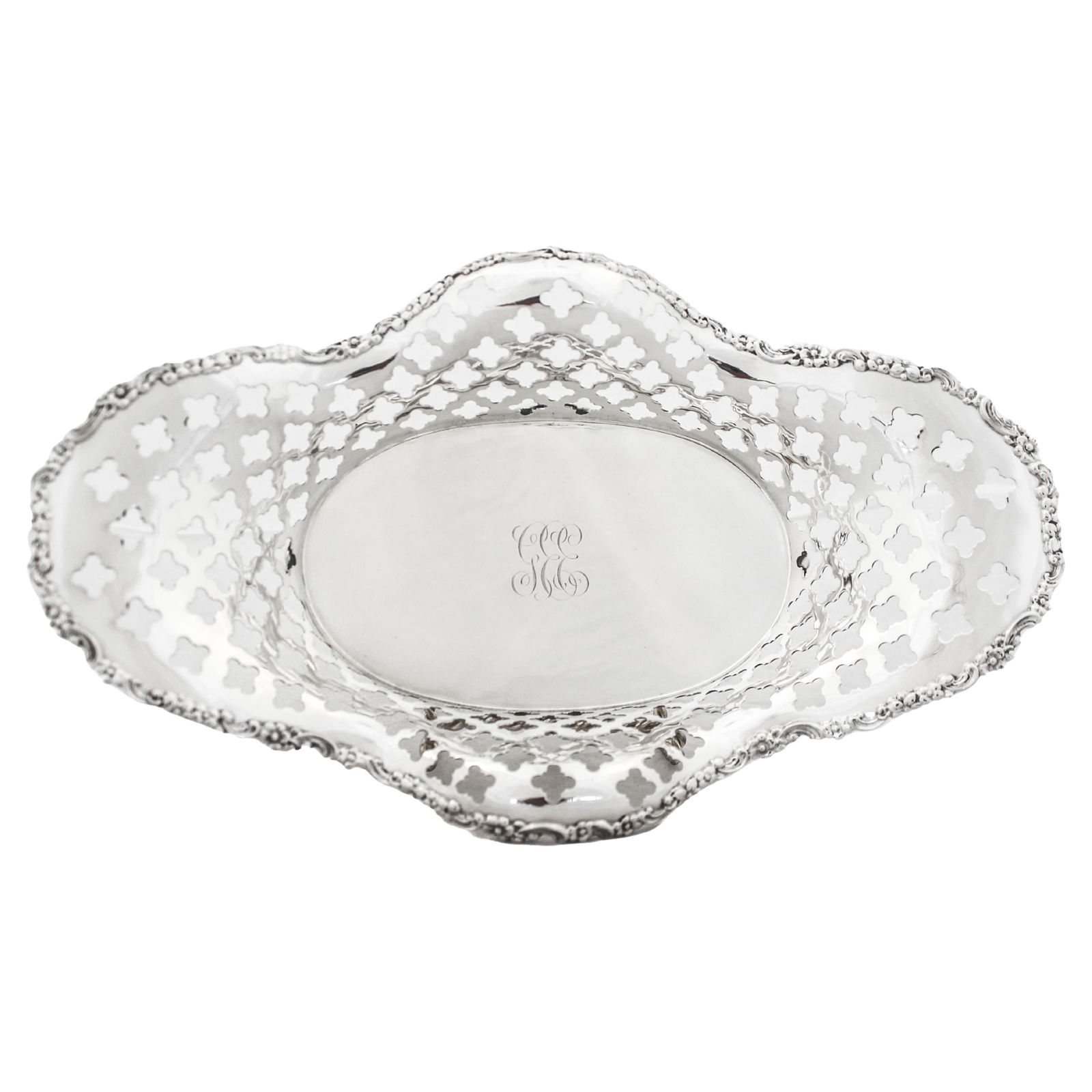 Tiffany & Co. Sterling Silver Reticulated Oval Dish 1890s (1 of 6)