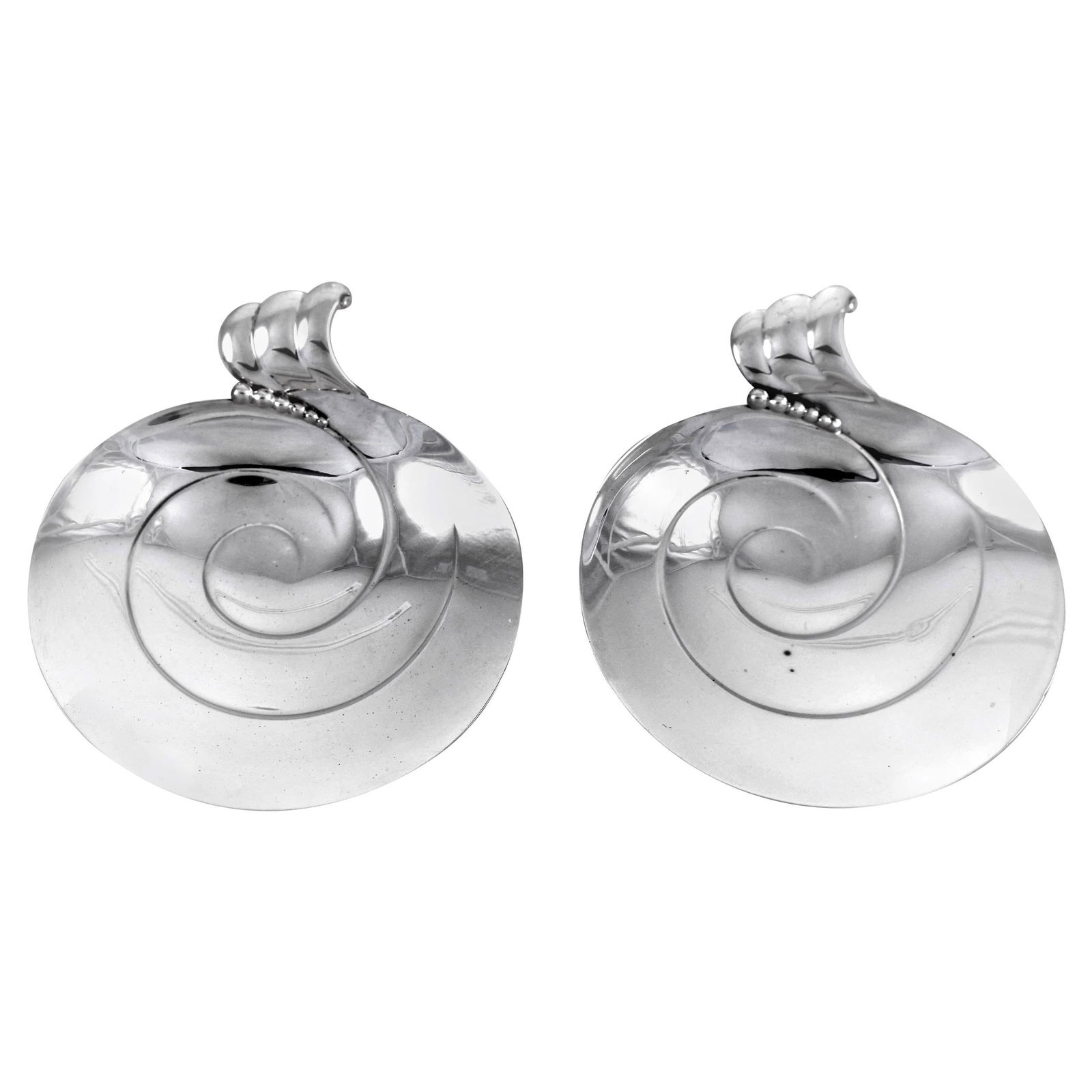 Tiffany & Co Art Deco Sterling Silver Candy Dishes Set of 2 (1 of 6)