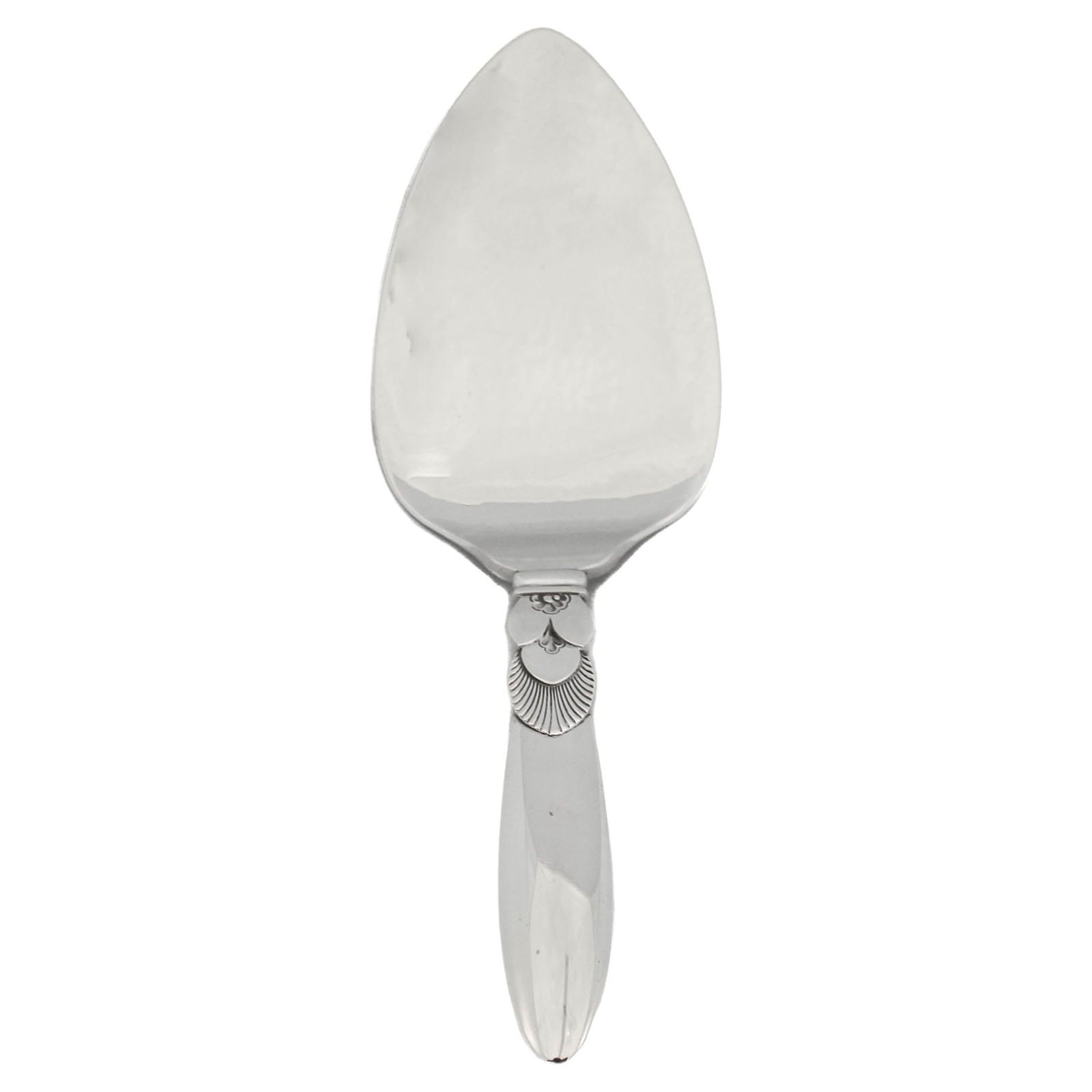 Georg Jensen Sterling Silver Cactus Server 1960s Denmark 9.5 in (1 of 5)