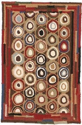 Michaelian Home Pennies Brown 2x8 Outdoor Rug for Patios (1 of 1)