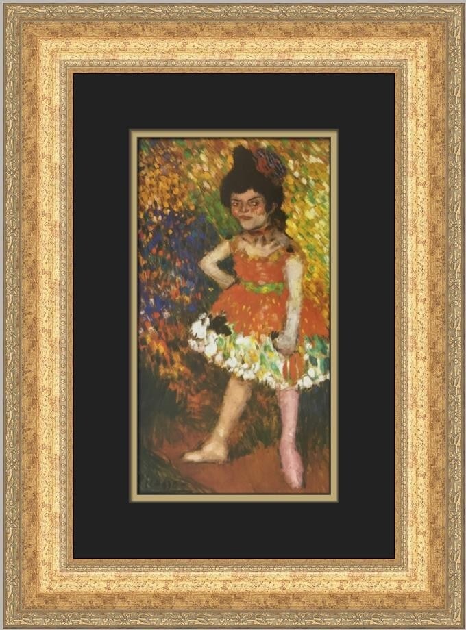 Pablo Picasso The Dwarf Custom Framed Print 1996 Expressionism: Pablo Picasso The Dwarf Custom Framed Print 1996 Expressionism This custom framed print titled "The Dwarf" by Pablo Picasso showcases the artist's unique expressionism and impressionism style. Created