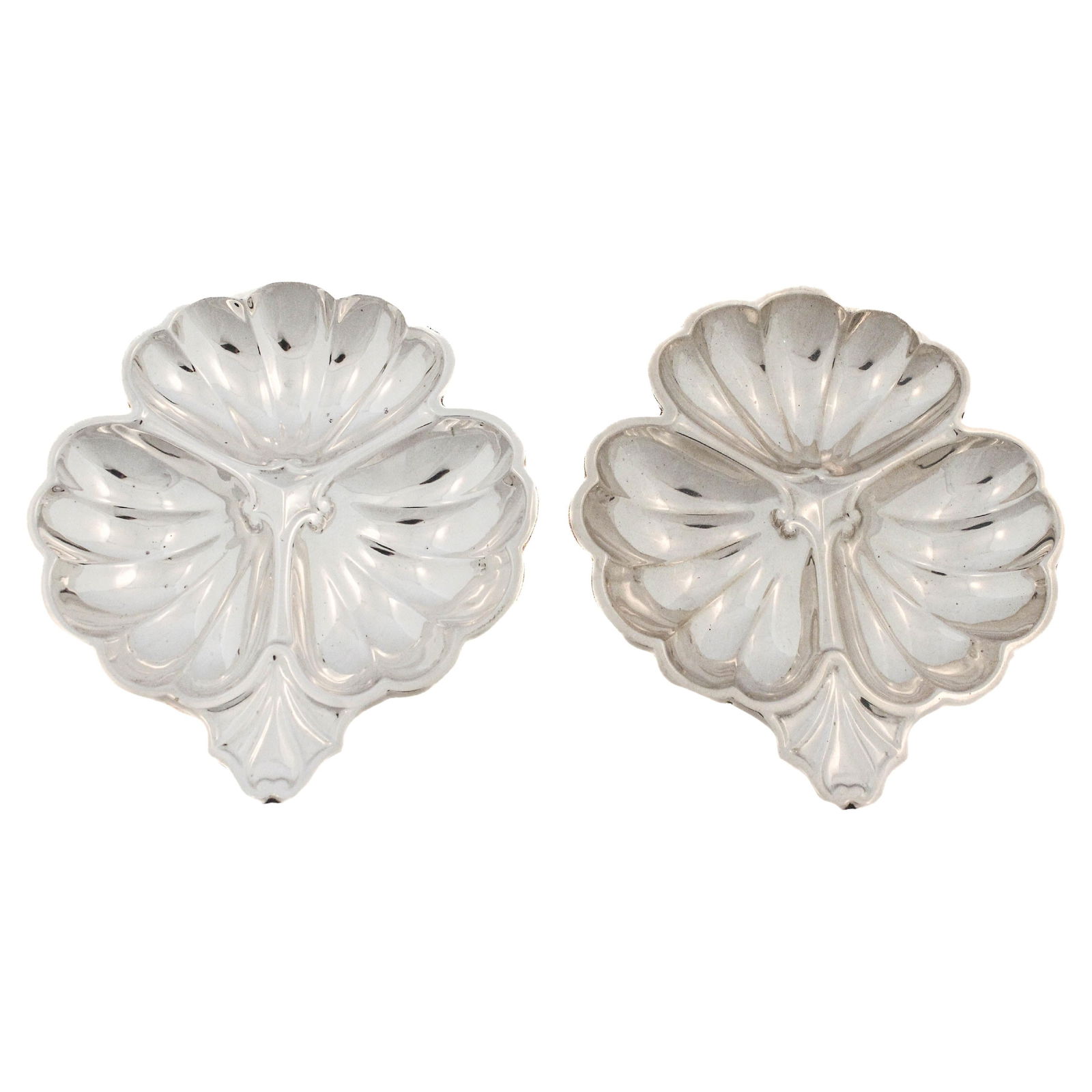 Vintage Frank Smith Sterling Silver Leaf Dishes Set of 2 (1 of 6)