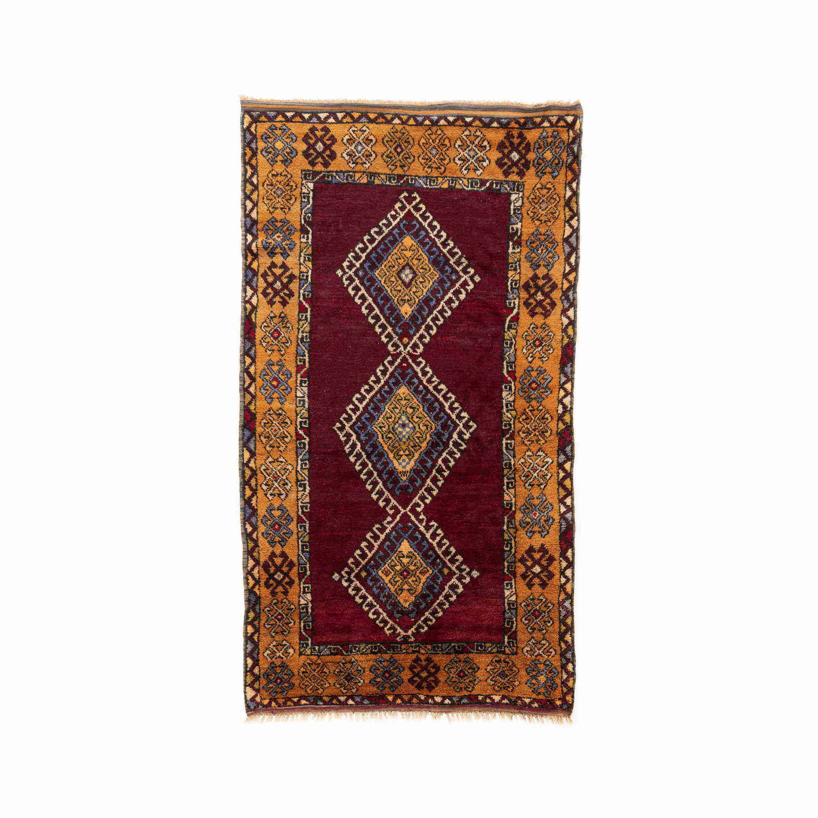 Authentic Handmade Anadol Wool Carpet 75.6 x 85.8 Inches (1 of 8)