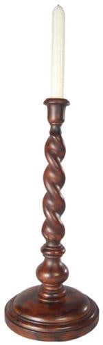 Hand-Cast Lodge Style Barley Twist Candlestick 15 Inches: Hand-Cast Lodge Style Barley Twist Candlestick 15 Inches Elevate your space with this Traditional Lodge Style Decor Candlestick, showcasing a stunning barley twist design. Crafted from high-quality