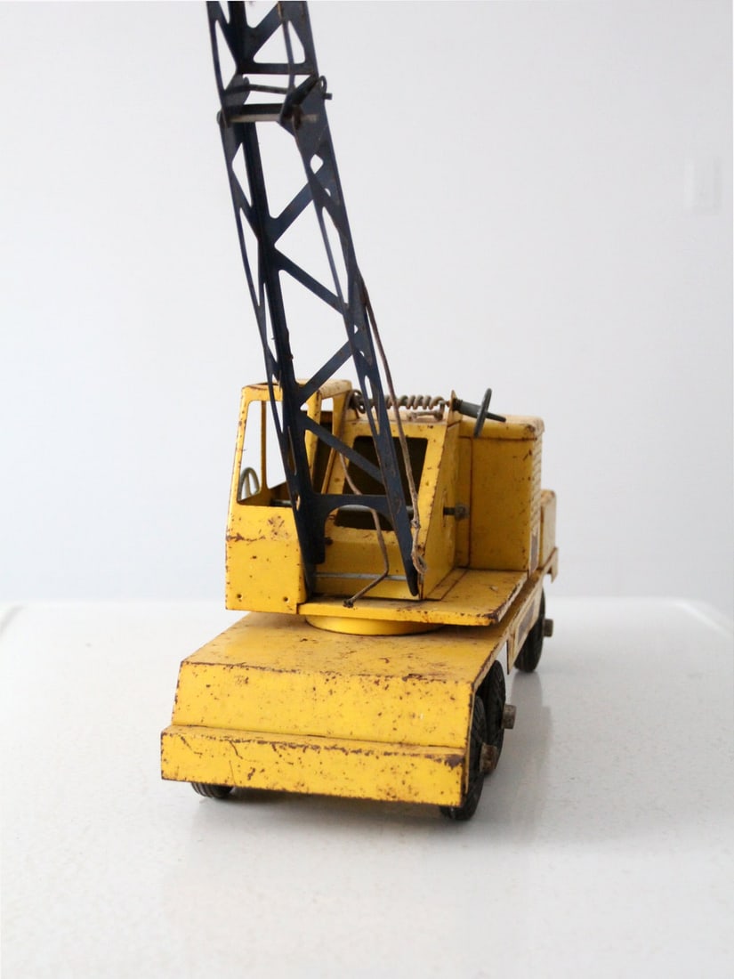 Vintage NY-Lint Clark Michigan T-24 Steel Toy Crane - 12