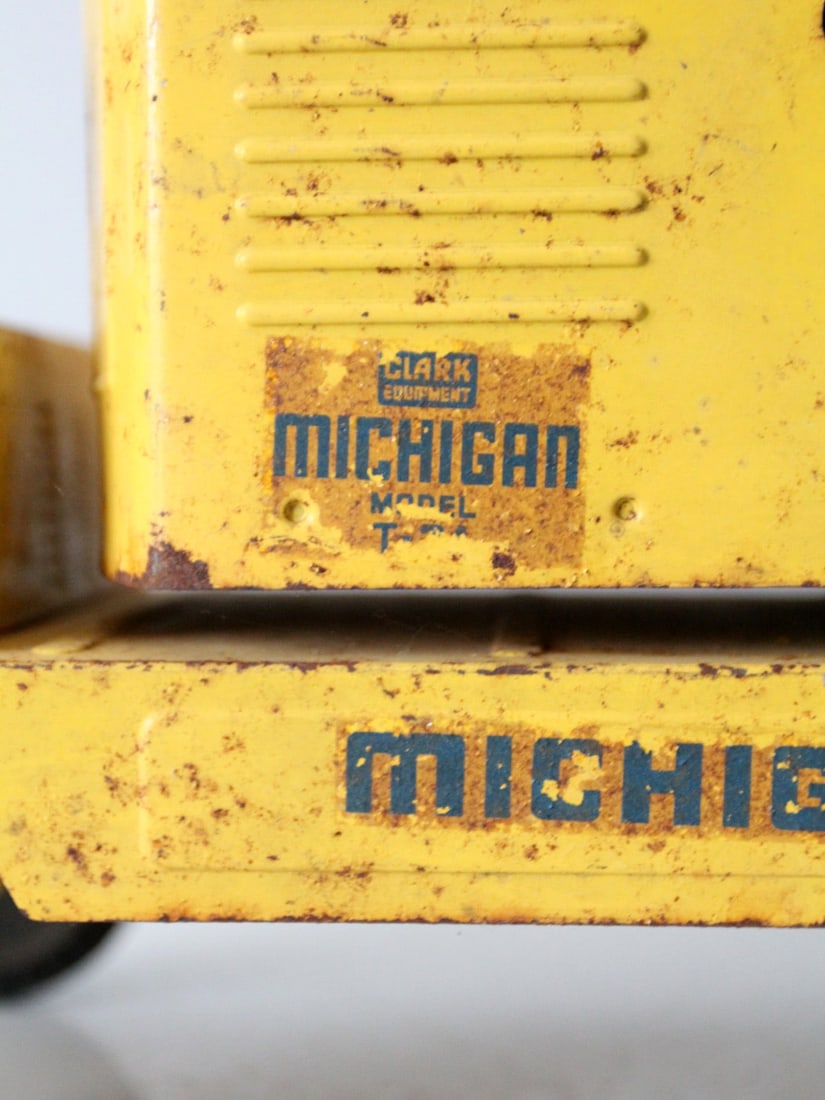 Vintage NY-Lint Clark Michigan T-24 Steel Toy Crane - 6