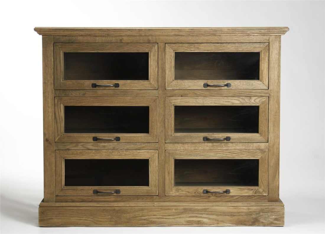 Zentique Battier Oak Bookcase English Traditional Style Adjustable Shelves (1 of 1)