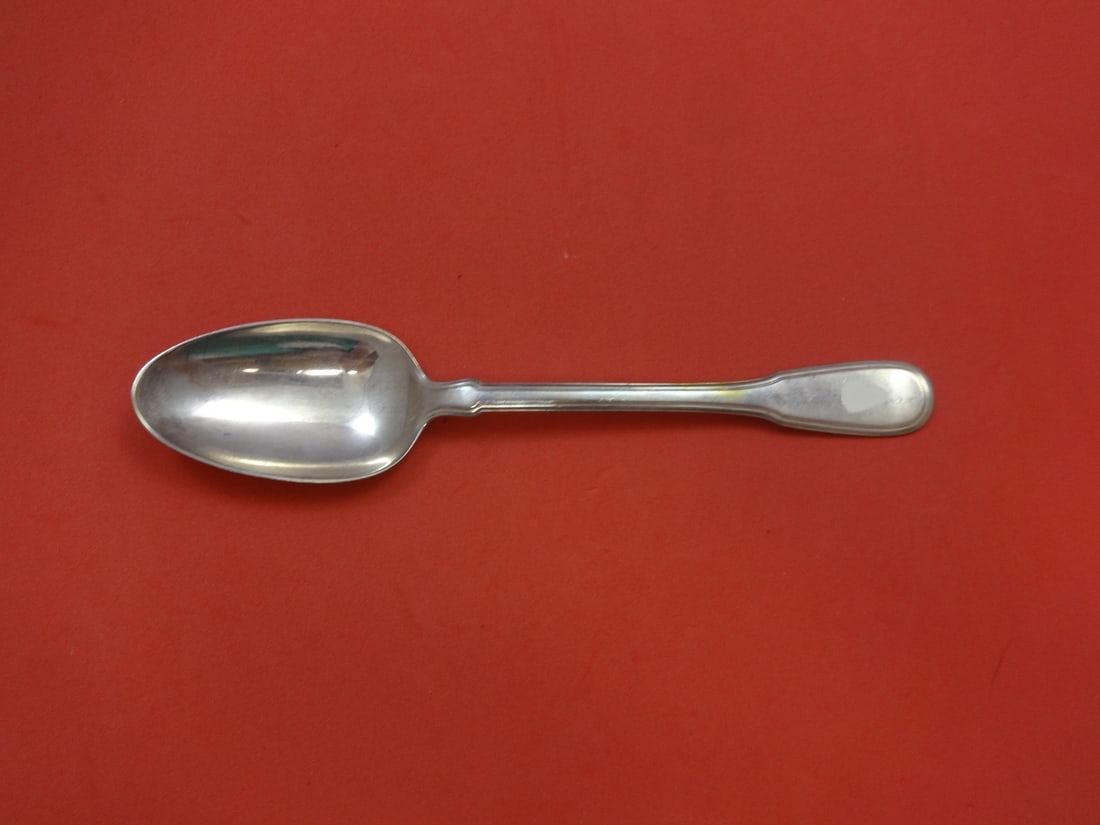 Tiffany & Co Hamilton Gramercy Sterling Silver Serving Spoon 8.5 inches (1 of 2)