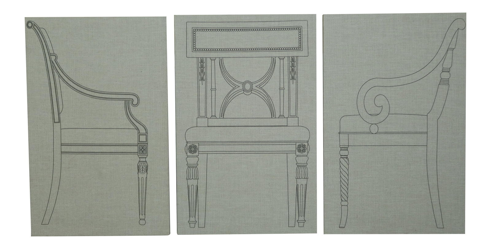 Custom Textile Decorative Wall Art 28 x 44 for Councill Showroom (1 of 6)