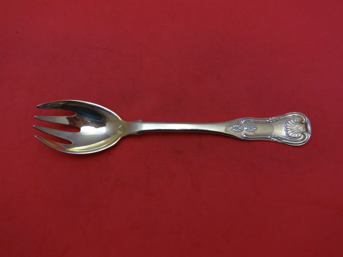 Tiffany & Co. Archibald Rogers Custom Sterling Vermeil Ice Cream Fork 6" (1 of 1)
