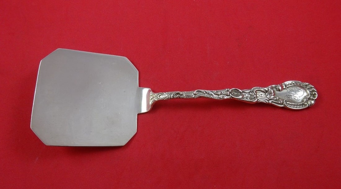 Durgin Sterling Silver Louis XV Waffle Server 7 3/4 Inch Not Pierced (1 of 1)