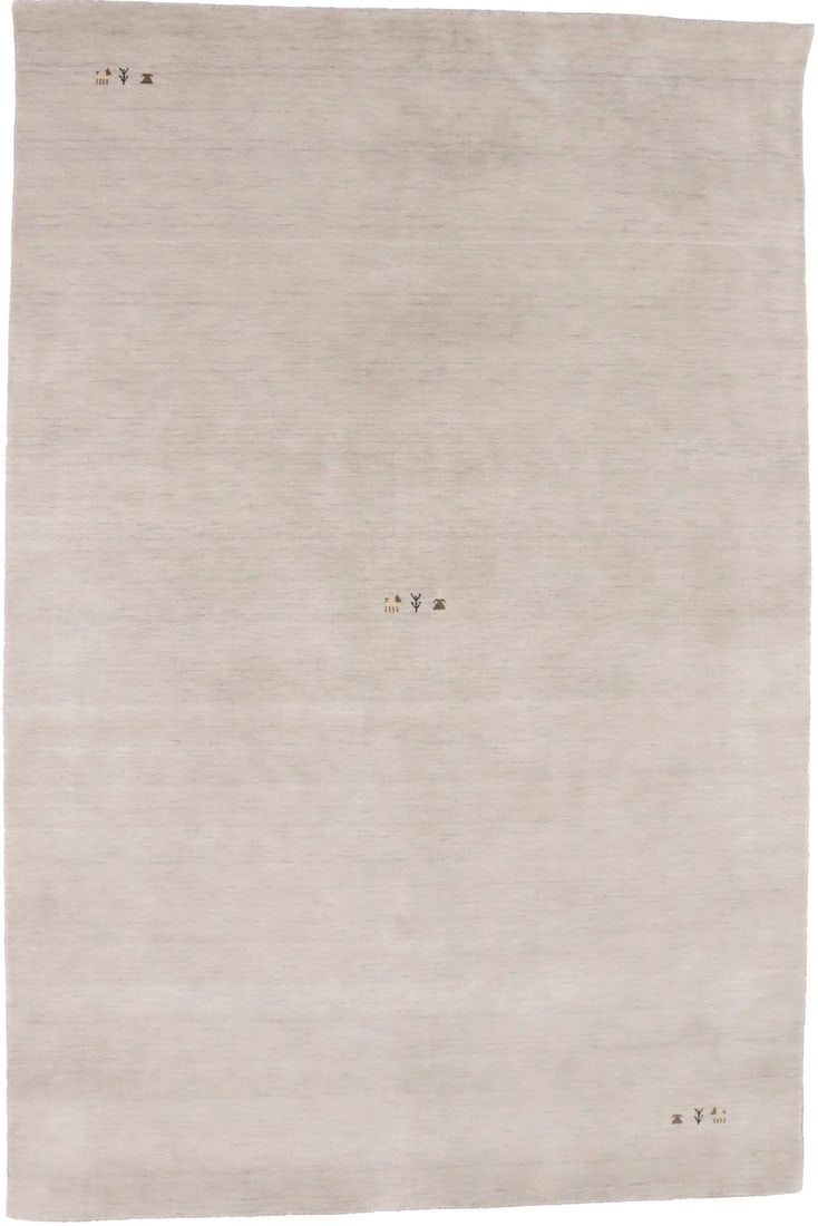 5'1 x 8'2 Handmade Gabbeh Wool Rug Modern Pictorial Design (1 of 13)