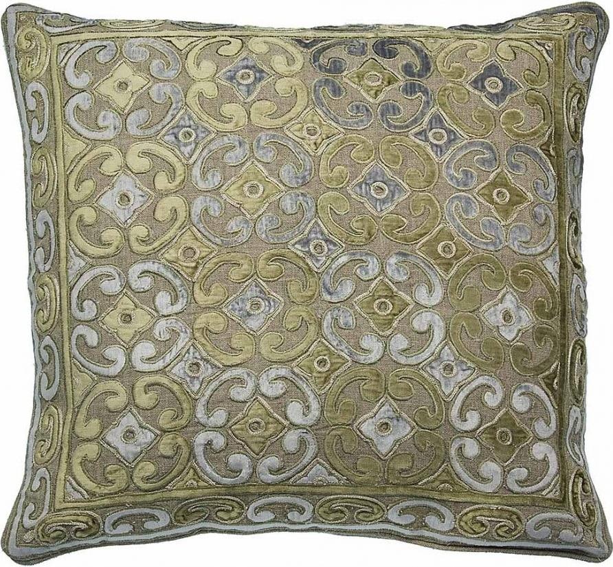 Provence Home Champagne Velvet 22x22 Throw Pillow with Down Insert (1 of 1)