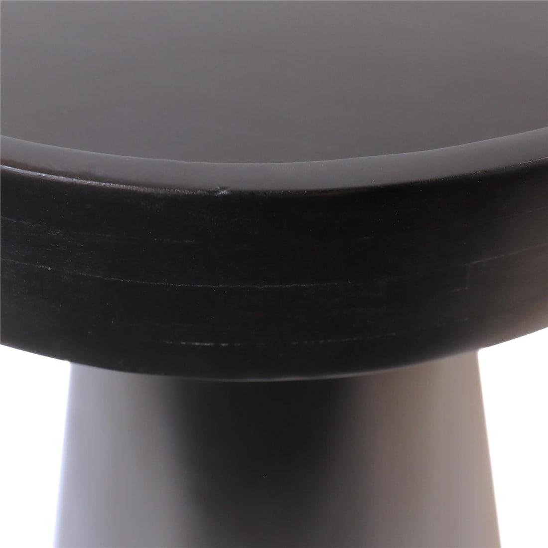 Blandon Black Sandblasted Mango Wood Side Table 21H 16W 16D (1 of 3)