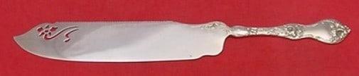 Reed & Barton Les Cinq Fleurs Sterling Silver Cake Saw 10 1/4" (1 of 1)