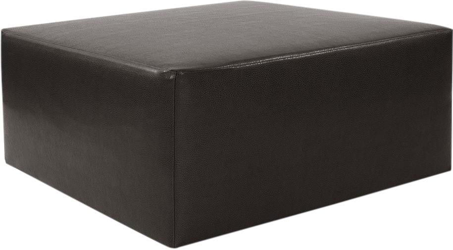 Howard Elliott Apple Red Avanti Ottoman Square Polyurethane 36-In (1 of 5)
