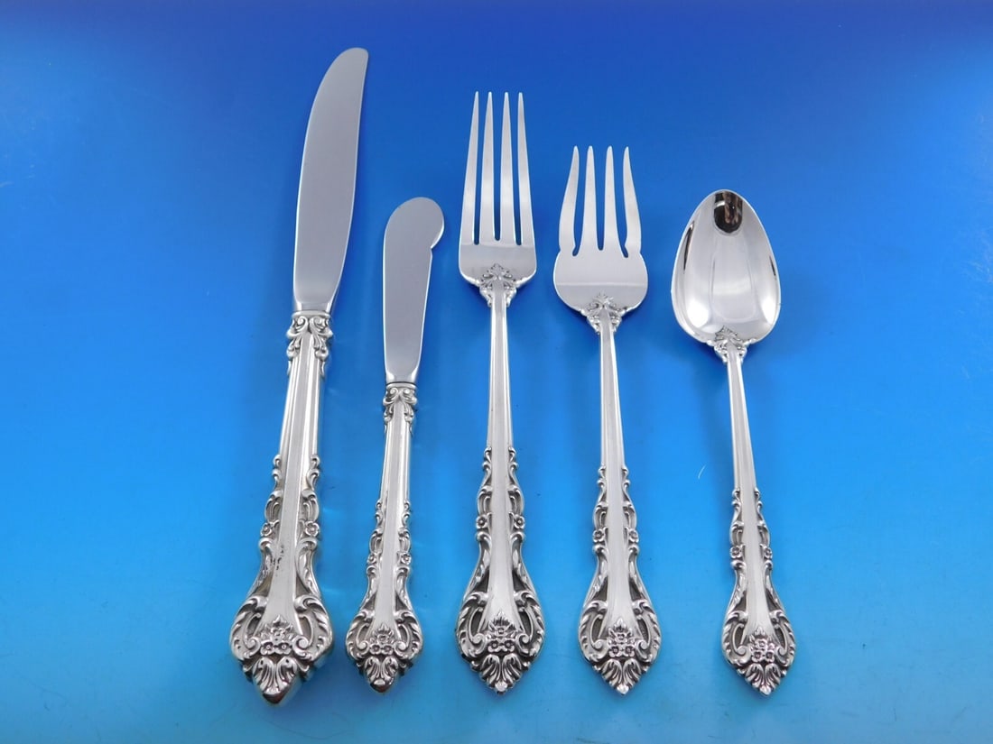 International Sterling Silver Masterpiece Flatware Set for 12, 67 Pieces (1 of 11)