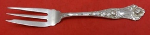 Shiebler American Beauty Sterling Silver 3-Tine Dessert Fish Fork 6.25" (1 of 1)