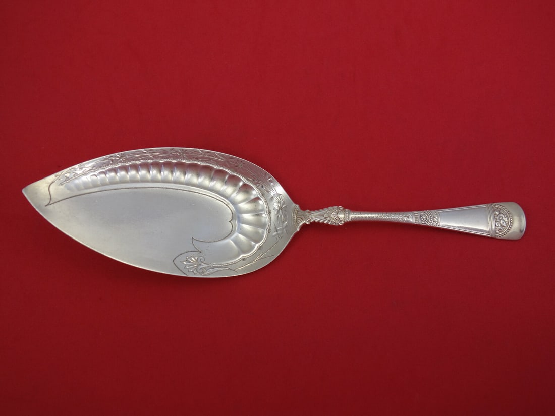 Gorham Empress Sterling Silver Ice Cream Server 9.5 Inch Bright-Cut: Gorham Empress Sterling Silver Ice Cream Server 9.5 Inch Bright-Cut This elegant ice cream server from the Empress pattern by Gorham is a stunning addition to any table setting. Crafted from high-qual