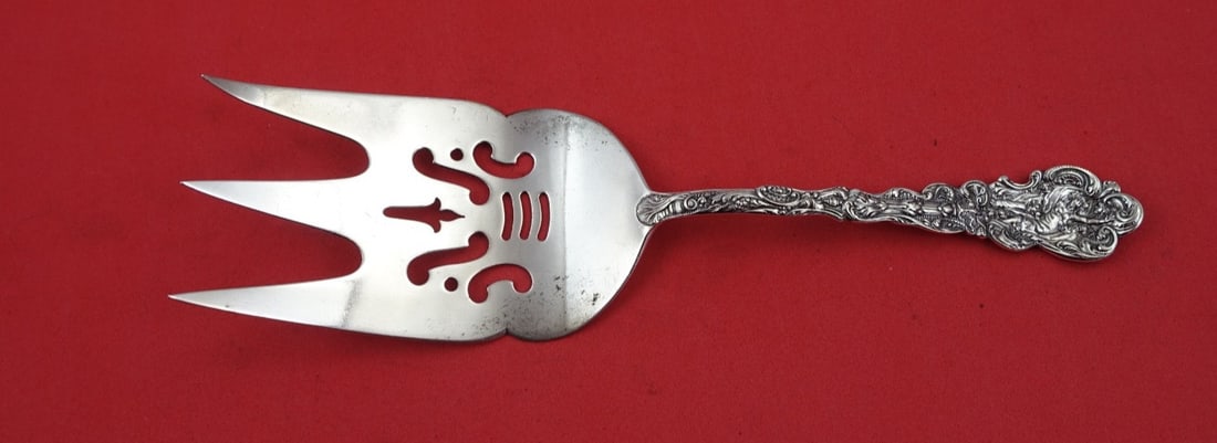 Gorham Versailles Sterling Silver Pierced Toast Fork 8.5 Inch: Gorham Versailles Sterling Silver Pierced Toast Fork 8.5 Inch This exquisite toast fork is part of the renowned Versailles pattern by Gorham. Made of high-quality sterling silver, it features a pierce