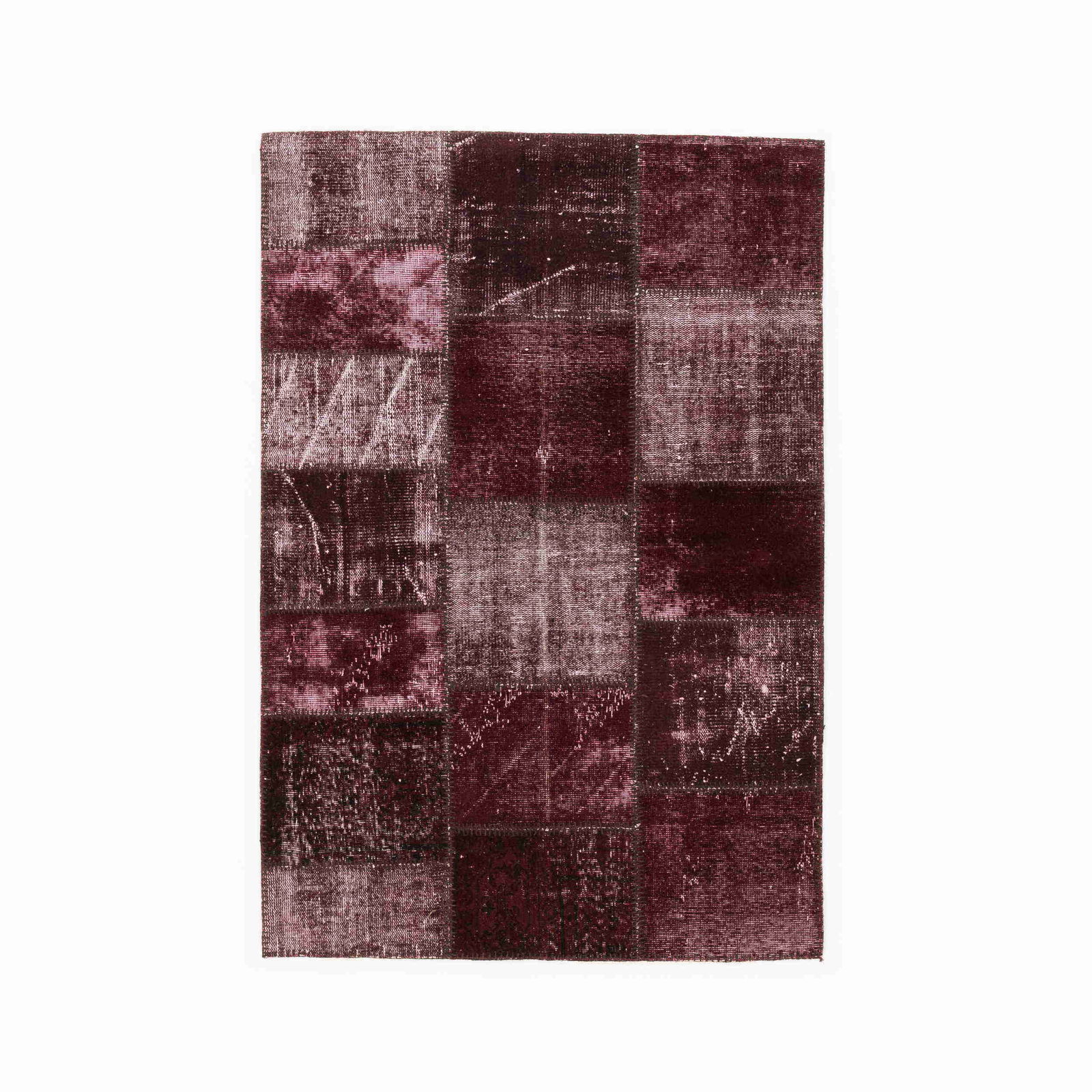 Vintage Handmade Wool on Cotton Carpet 48.4 x 82.7 Inches (1 of 8)