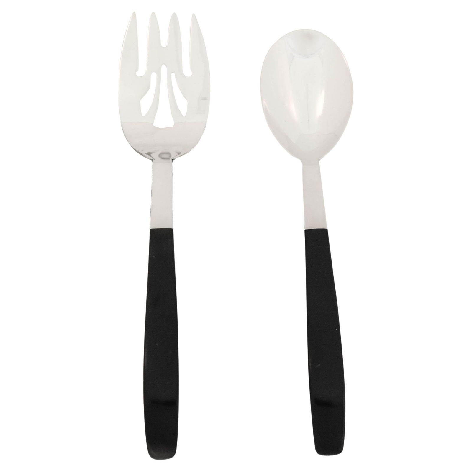 Lunt Silver Sterling Silver Contrast Salad Set of 2 Fork and Spoon (1 of 7)