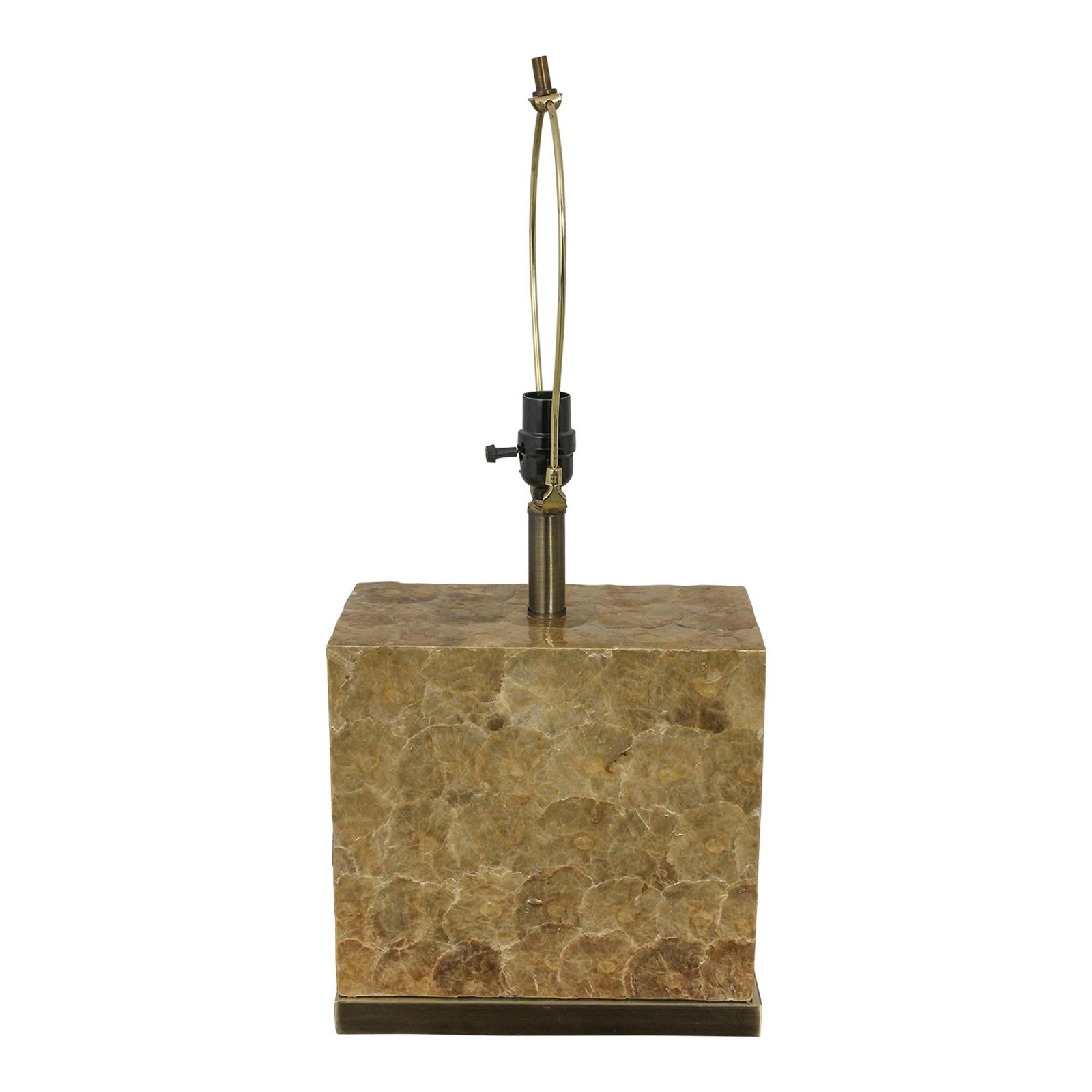 Elegant Modern Shell Surface Table Lamp 25.5" Height (1 of 9)