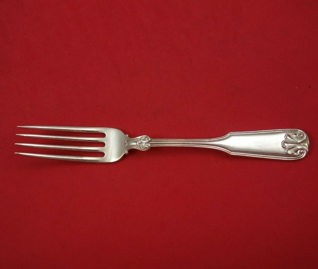 Gorham Hampton Sterling Silver Fork 6 7/8 Inches Antique Flatware: Gorham Hampton Sterling Silver Fork 6 7/8 Inches Antique Flatware This exquisite Hampton by Gorham sterling silver regular fork measures 6 7/8" and showcases a classic design reflective of the early 2
