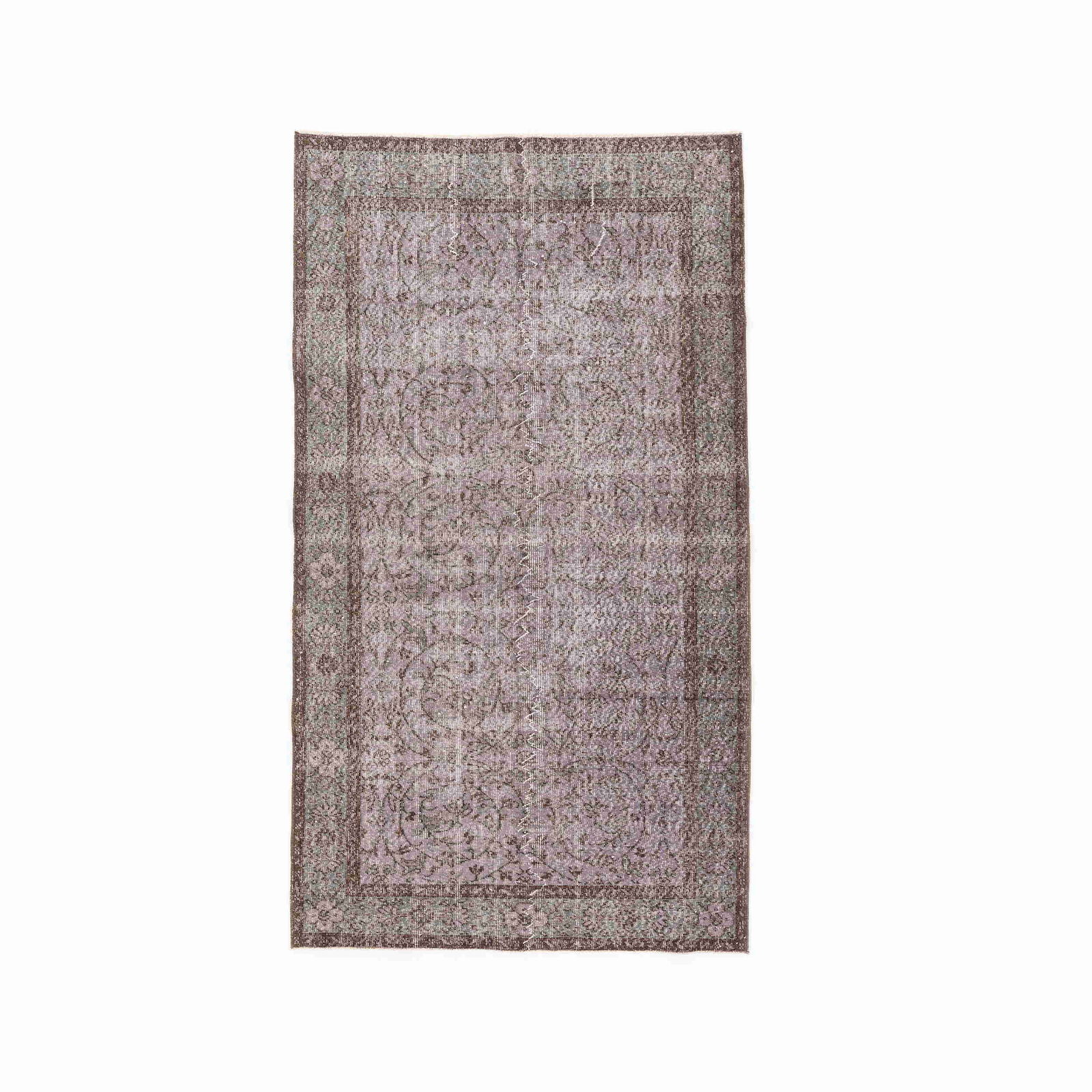 Authentic Handmade Vintage Carpet Wool on Cotton 55.1 x 98.8 (1 of 8)