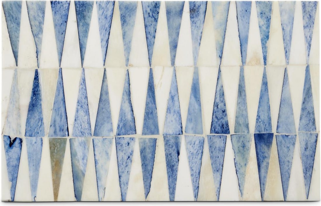 Currey Blue and White Bone Linen Nadene Box Set (1 of 5)