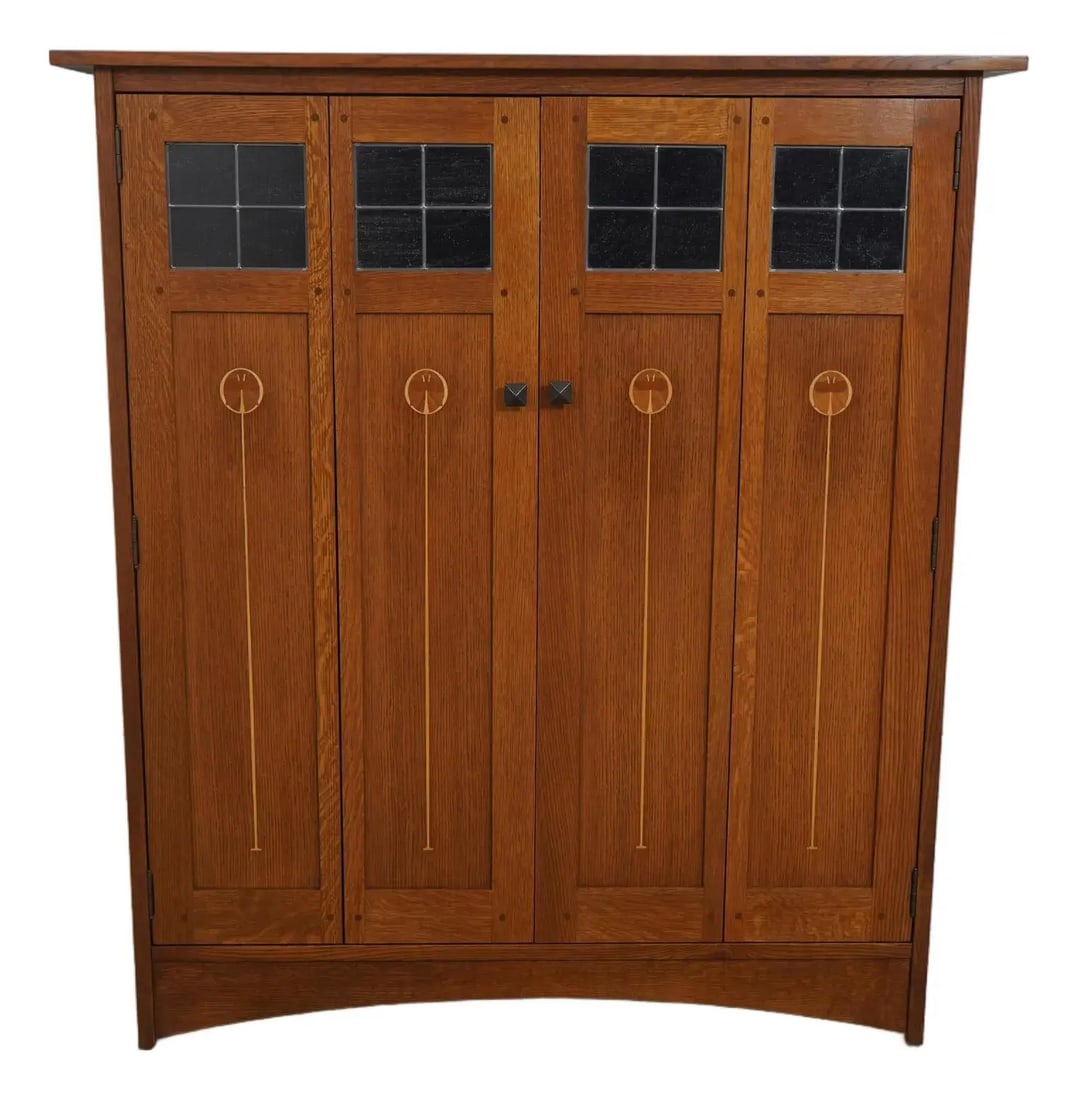 Stickley Harvey Ellis Mission Oak TV Cabinet Arts & Crafts Style (1 of 10)