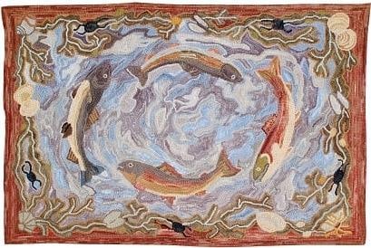 Eco-Friendly 3x5 Cotton Rug Coastal Style for Beach Homes (1 of 1)