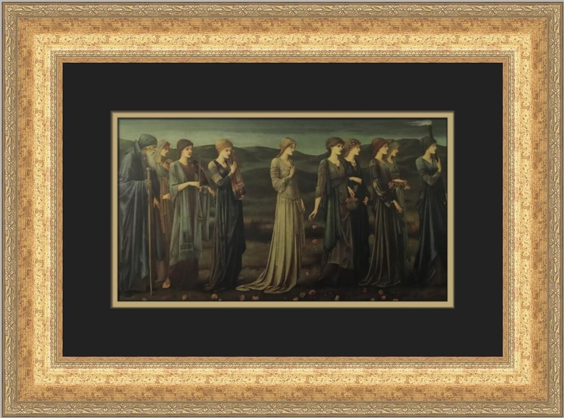 Edward Burne-Jones The Wedding of Psyche Custom Framed Print 16x21 Aestheticism (1 of 2)