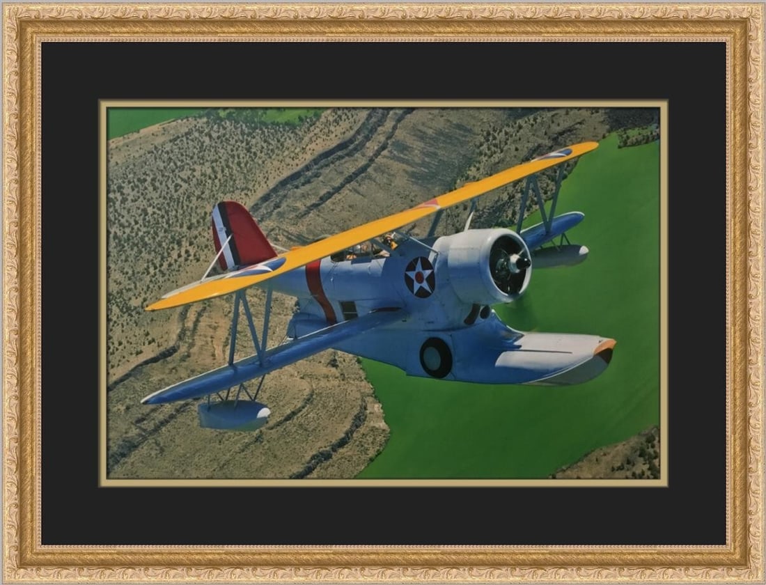 Grumman J2F-6 Duck Custom Framed Print by Philip Makanna (1 of 2)