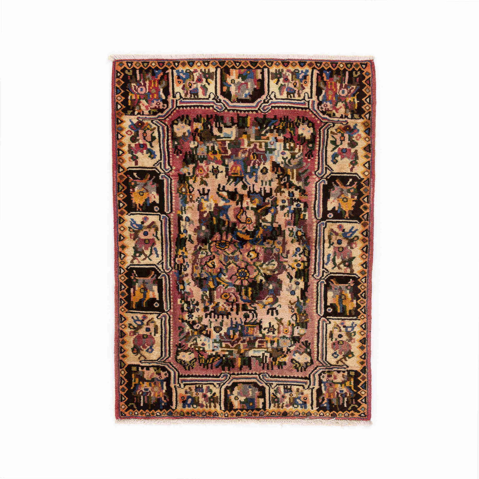 Authentic Gocmen Handmade Wool Carpet 43.3 x 60.2 Inches (1 of 8)